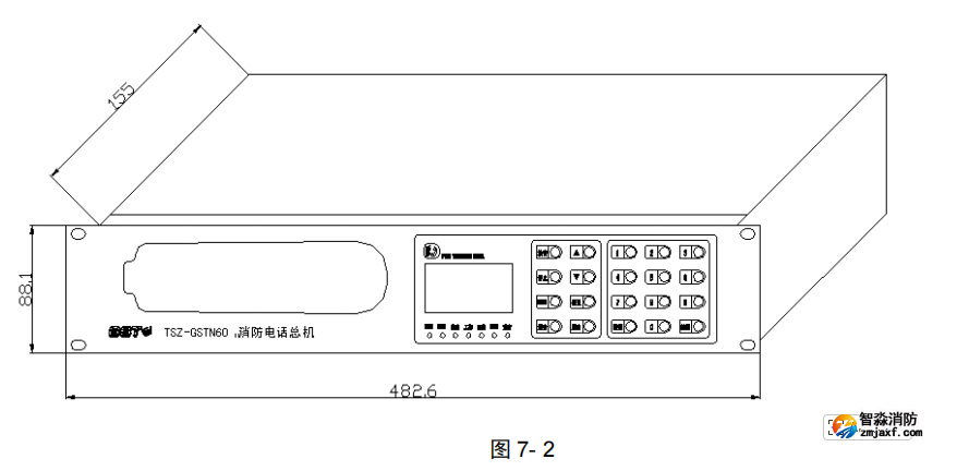 海湾TSZ-GSTN60消防电话总机接线安装技术 海湾TSZ-GSTN60消防电话总机接线安装技术