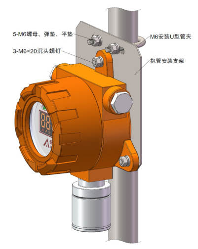 可燃气体探测器安装