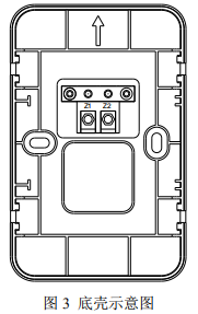 GST-HX-300B火灾声光警报器底壳示意图